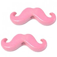 Acryl kralen - Moustache / snor